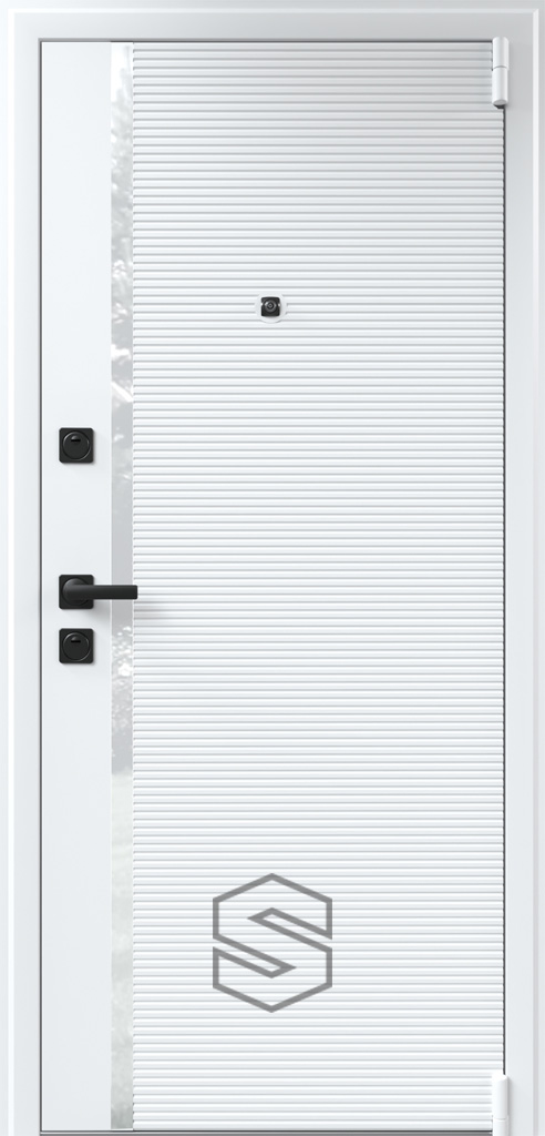 Входная дверь Sigma Optima Вайт Гласс