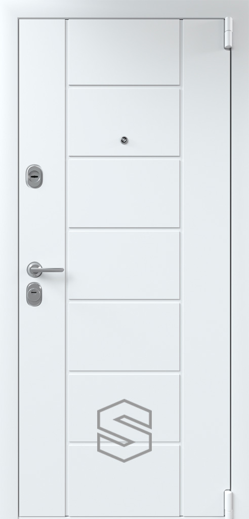 Входная дверь Sigma Optima Вайт Люкс
